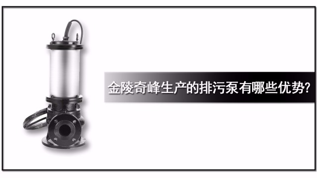金陵奇峰生產(chǎn)的排污泵有哪些優(yōu)勢？