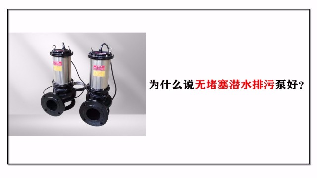 無(wú)堵塞潛水排污泵